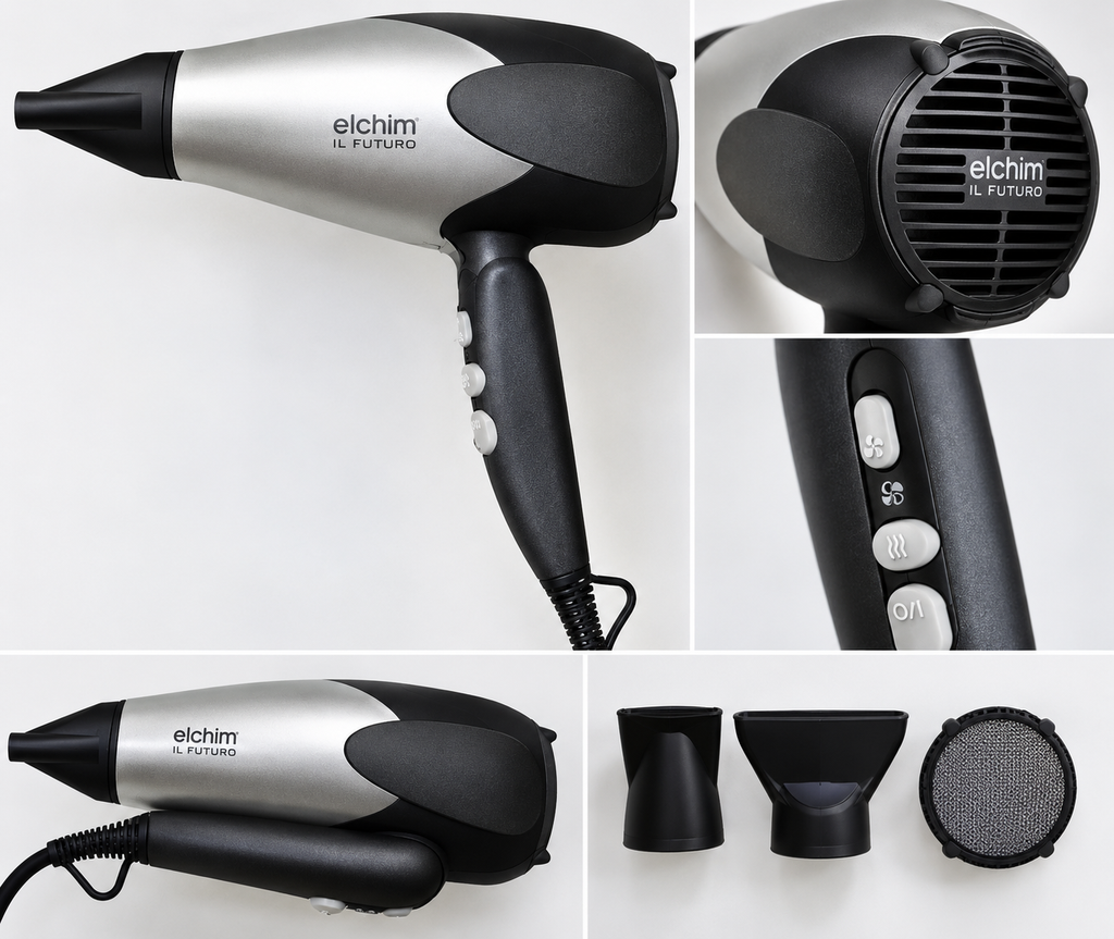 Elchim Il Futuro Power Ionic Professional Hair Dryer 2000W Made in Italy NEW