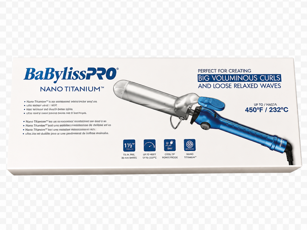 BaBylissPRO Nano Titanium 1½-Inch Curling Iron